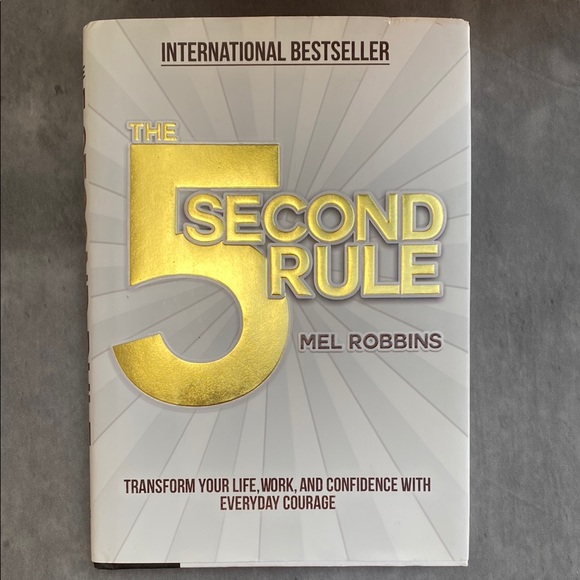 The 5 Second Rule by Mel Robbins Transform your life, work and confidence - Picture 1 of 3